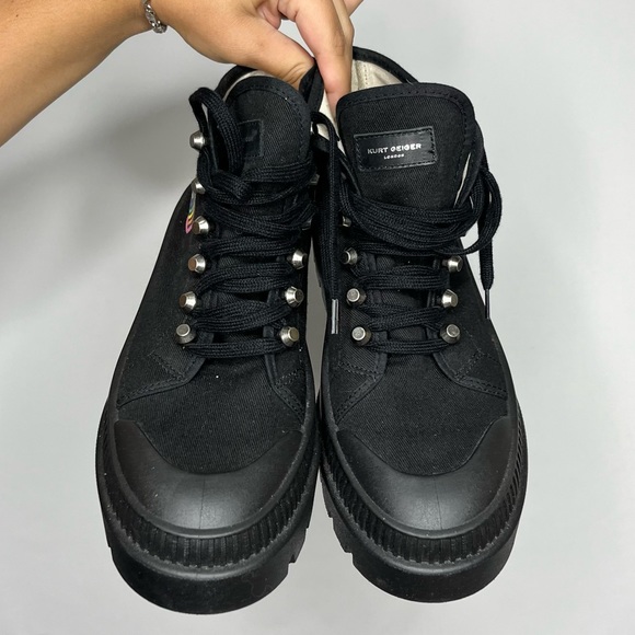 Kurt Geiger London Black Lucas Trainers 